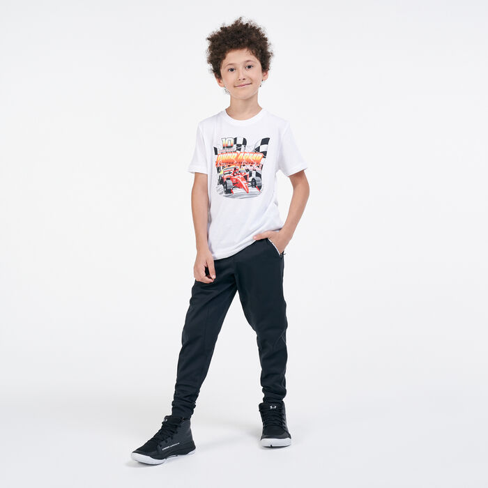 Under Armour Kids' Hoops Nitro T-Shirt White Under Armour Kids' Hoops Nitro T-Shirt White image number 2