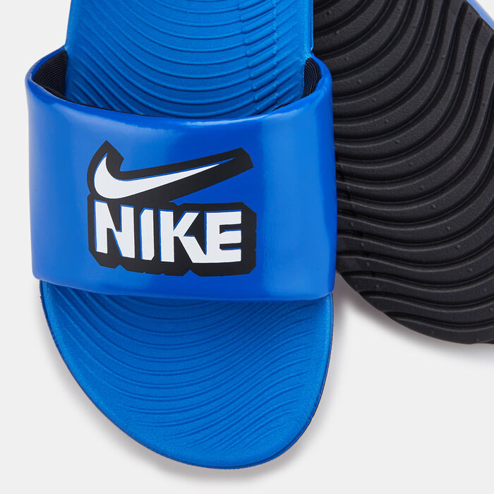 Nike Kids' Kawa Slides Blue Nike Kids' Kawa Slides Blue image number 2