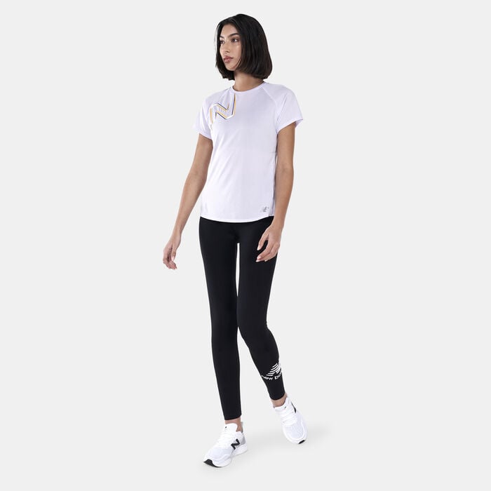 New Balance Women's NB Essentials Stacked Leggings Black New Balance Women's NB Essentials Stacked Leggings Black image number 2