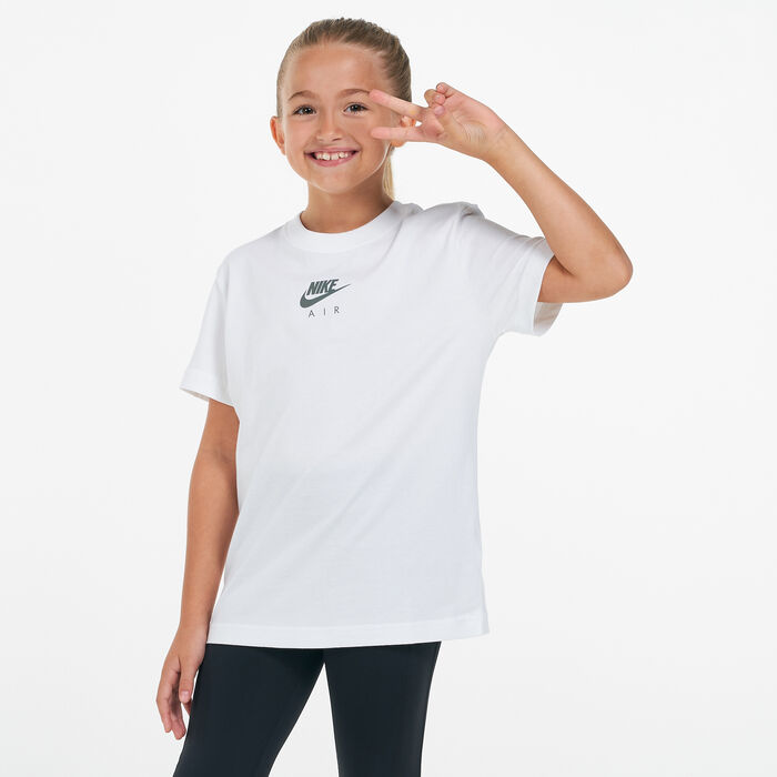 Nike Kids' Air Sportswear T-Shirt White Nike Kids' Air Sportswear T-Shirt White image number 0