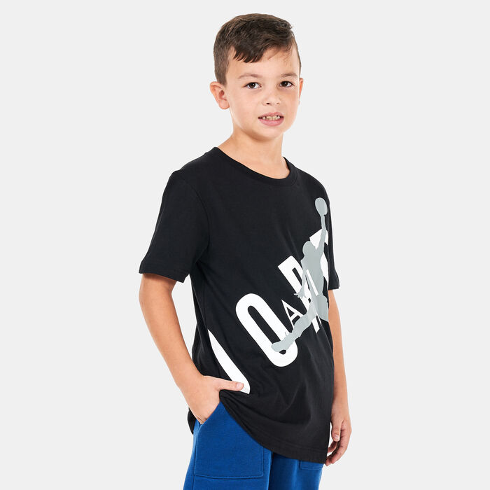Jordan Kids' Throwback Graphic T-Shirt (Older Kids) Black image number 0