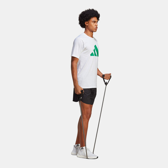 adidas Men's Train Essentials Feelready Logo Training T-Shirt White adidas Men's Train Essentials Feelready Logo Training T-Shirt White image number 2