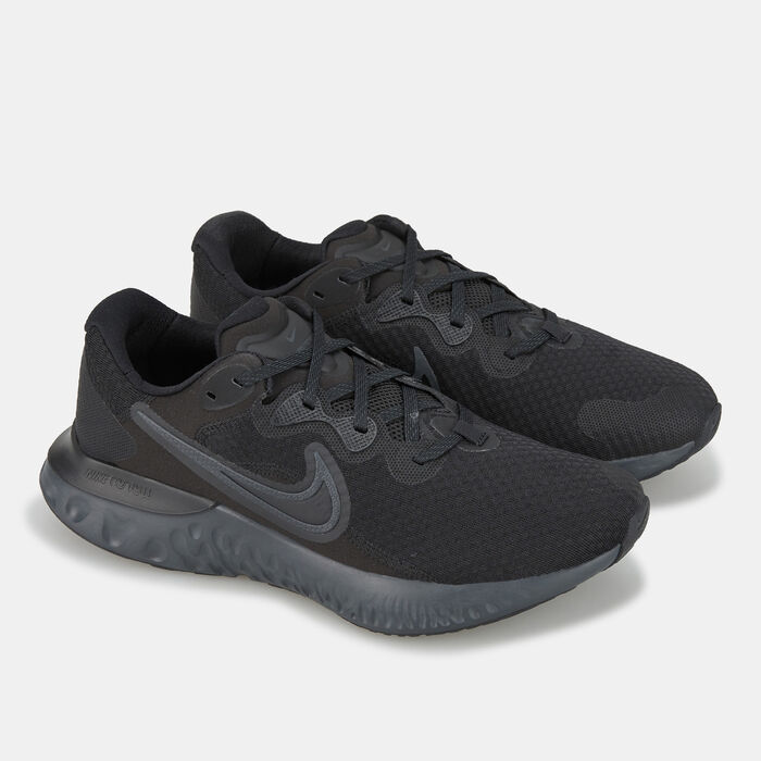 Nike Men's Renew Run 2 Shoe Black image number 2