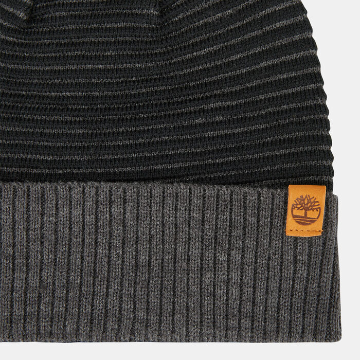 Timberland Men's Acrylic Beanie And Scarf Set Grey Timberland Men's Acrylic Beanie And Scarf Set Grey image number 2