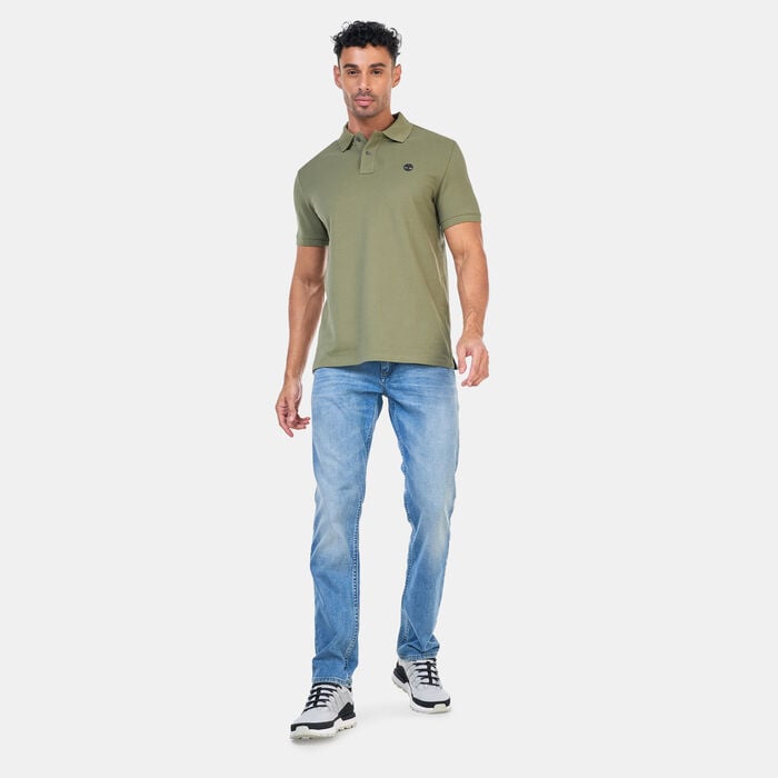 Timberland Men's Millers River Polo Shirt Green Timberland Men's Millers River Polo Shirt Green image number 2