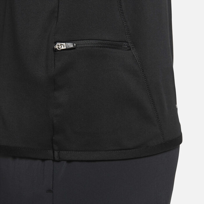 Nike Women's Swift UV Protection 1/4-Zip Running Top Black Nike Women's Swift UV Protection 1/4-Zip Running Top Black image number 3