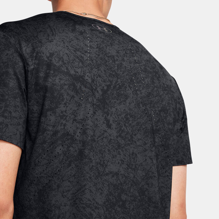 Under Armour Men's Vanish Elite Vent Printed Training T-Shirt Black Under Armour Men's Vanish Elite Vent Printed Training T-Shirt Black image number 3