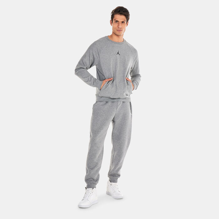 Jordan Men's Dri-FIT Sport Fleece Sweatshirt Grey Jordan Men's Dri-FIT Sport Fleece Sweatshirt Grey image number 2