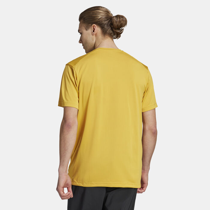 adidas Men's Terrex Multi T-Shirt yellow adidas Men's Terrex Multi T-Shirt yellow image number 3