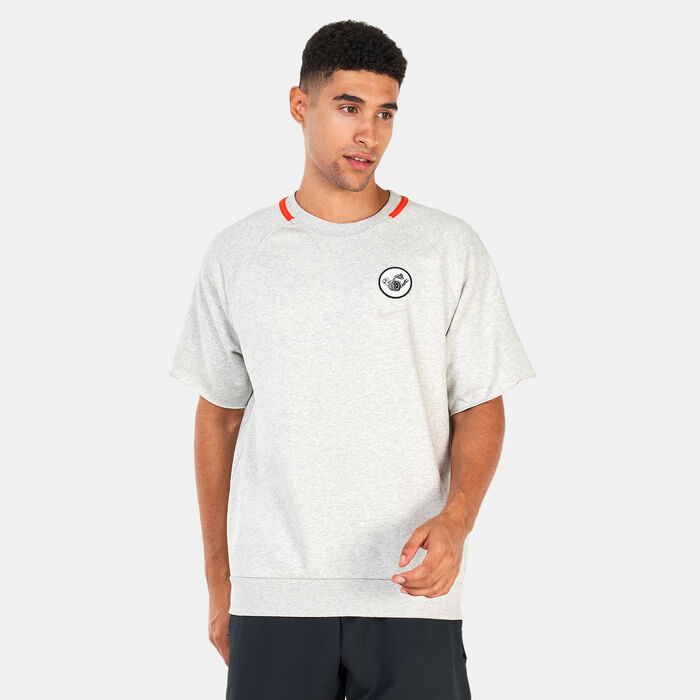 Nike Men's Dri-FIT Fitness Crew T-Shirt Grey Nike Men's Dri-FIT Fitness Crew T-Shirt Grey image number 0