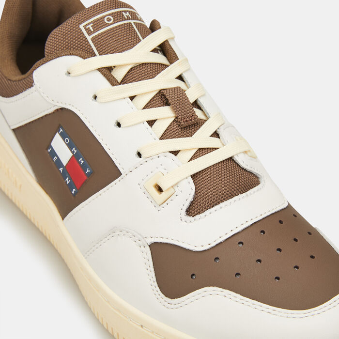 Tommy Hilfiger Men's Colour-Block Basketball Shoe Beige Tommy Hilfiger Men's Colour-Block Basketball Shoe Beige image number 4