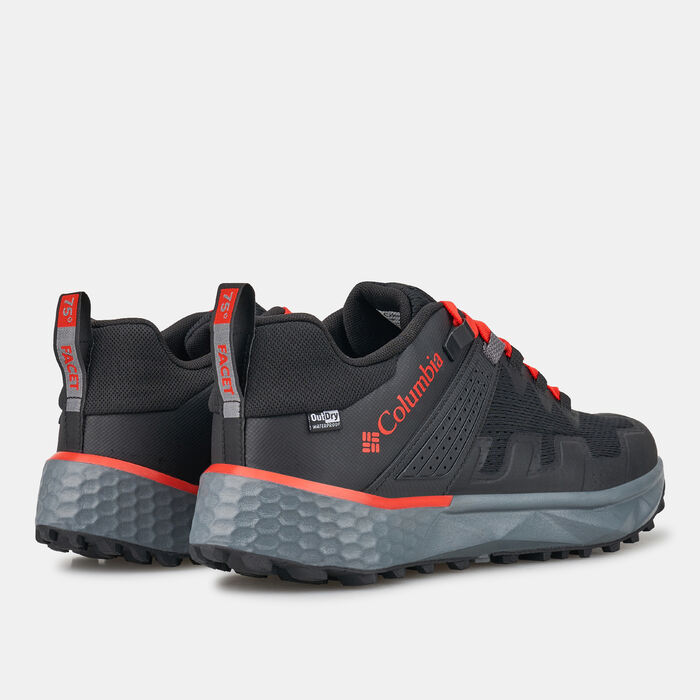 Columbia Men's Facet™ Outdry™ Waterproof Hiking Shoe Black Columbia Men's Facet™ Outdry™ Waterproof Hiking Shoe Black image number 2