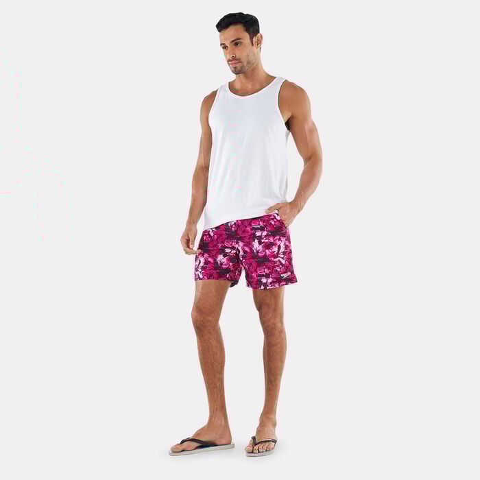Speedo Men's Vintage Paradise 16" Swimming Water Shorts Black Speedo Men's Vintage Paradise 16" Swimming Water Shorts Black image number 4