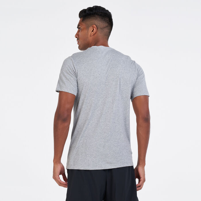 Nike Men's Dri-FIT Training T-Shirt Grey Nike Men's Dri-FIT Training T-Shirt Grey image number 1
