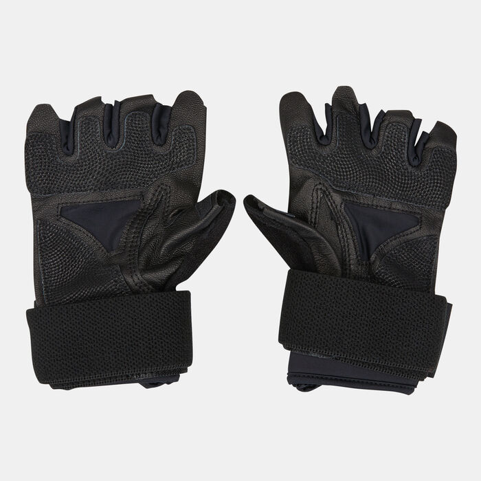 Under Armour Men's UA Weightlifting Gloves Black Under Armour Men's UA Weightlifting Gloves Black image number 1