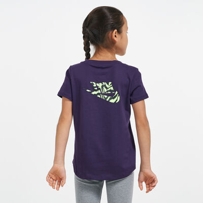 Nike Kids' Sportswear Scoop T-Shirt Purple