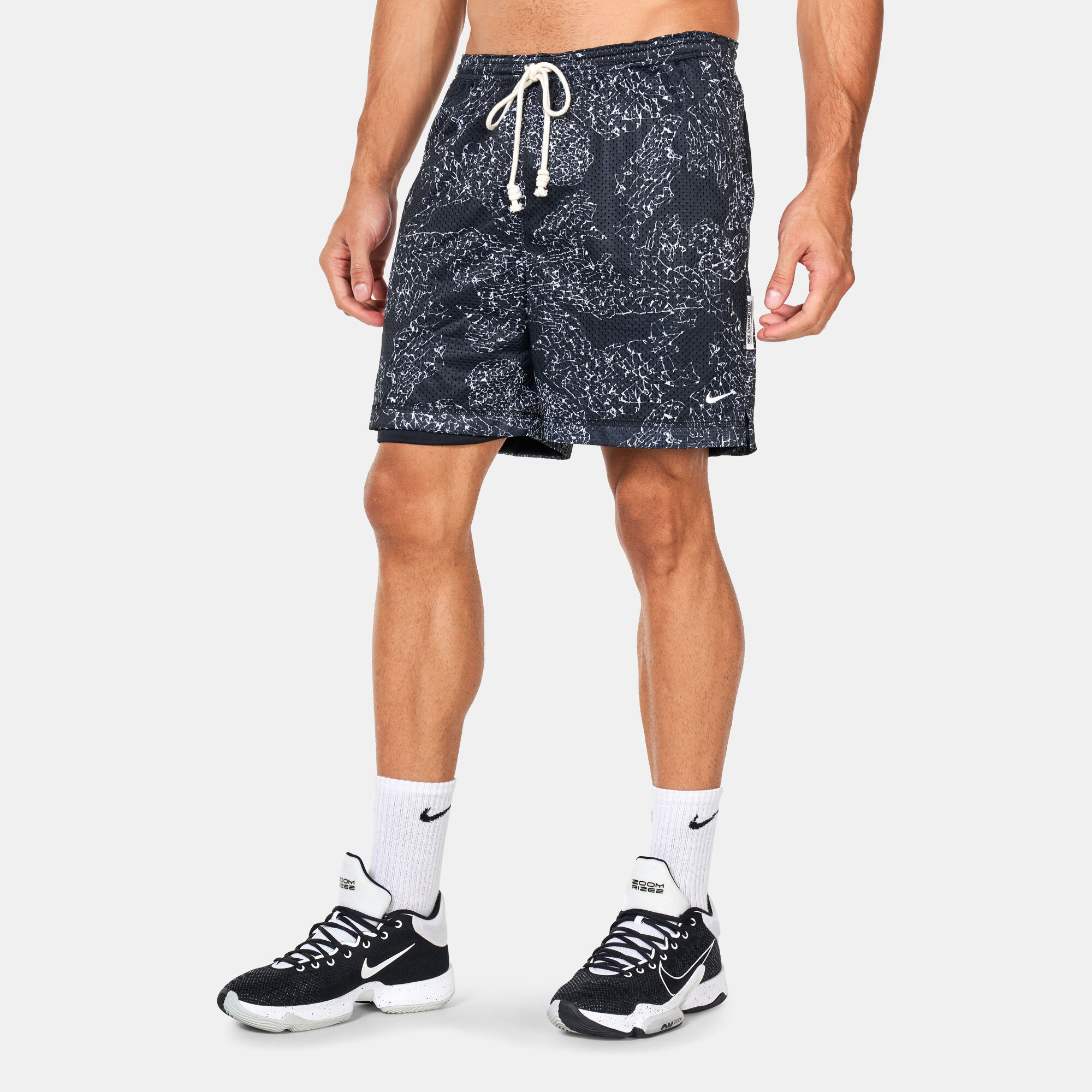Men s Dri FIT Standard Issue Basketball Shorts Grey Nike in Qatar SSS