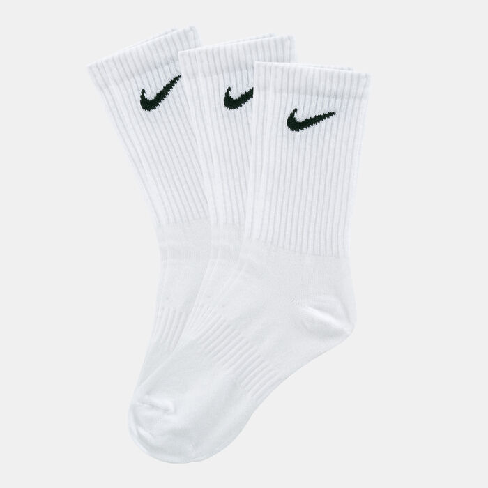 Nike Men's Everyday Lightweight Training Crew Socks (3 Pack) White Nike Men's Everyday Lightweight Training Crew Socks (3 Pack) White image number 0