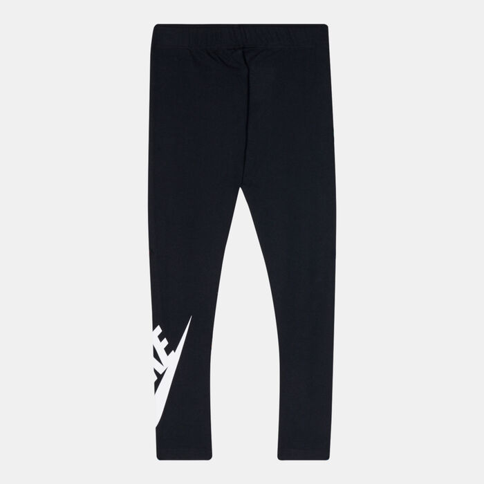Nike Kids' Sportswear Leg A See Logo Leggings (Younger Kids) Black image number 1