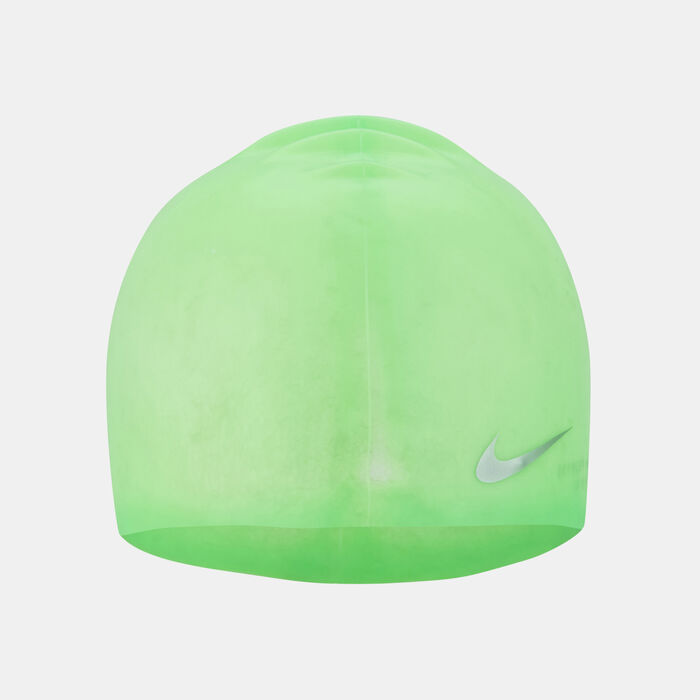 Nike Swim Swim Kids' Solid Silicone Cap (Older Kids) Green image number 0