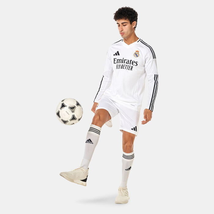 adidas Men's Real Madrid Home Football Jersey - 2024/25 White image number 2