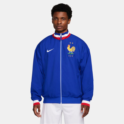 Nike Men's France Dri-FIT Strike Football Track Jacket Blue
