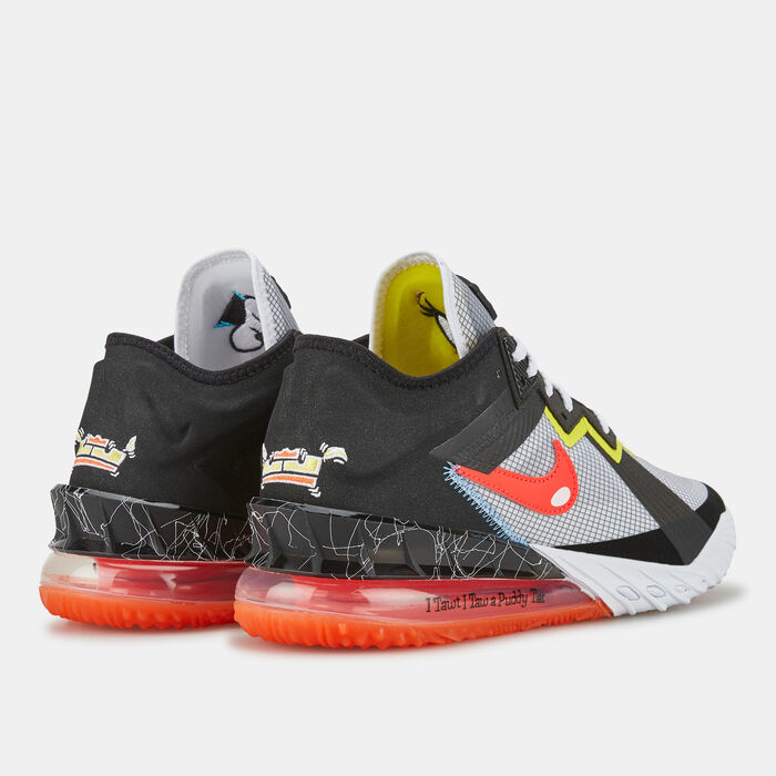 Nike Men's LeBron 18 Low Basketball Shoe White Nike Men's LeBron 18 Low Basketball Shoe White image number 2