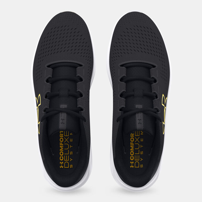 Under Armour Men's Charged Pursuit 3 Big Logo Running Shoes Grey image number 4