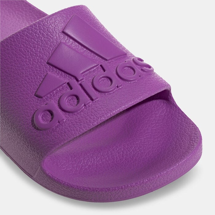 adidas Men's Adilette Aqua Slides Purple adidas Men's Adilette Aqua Slides Purple image number 4