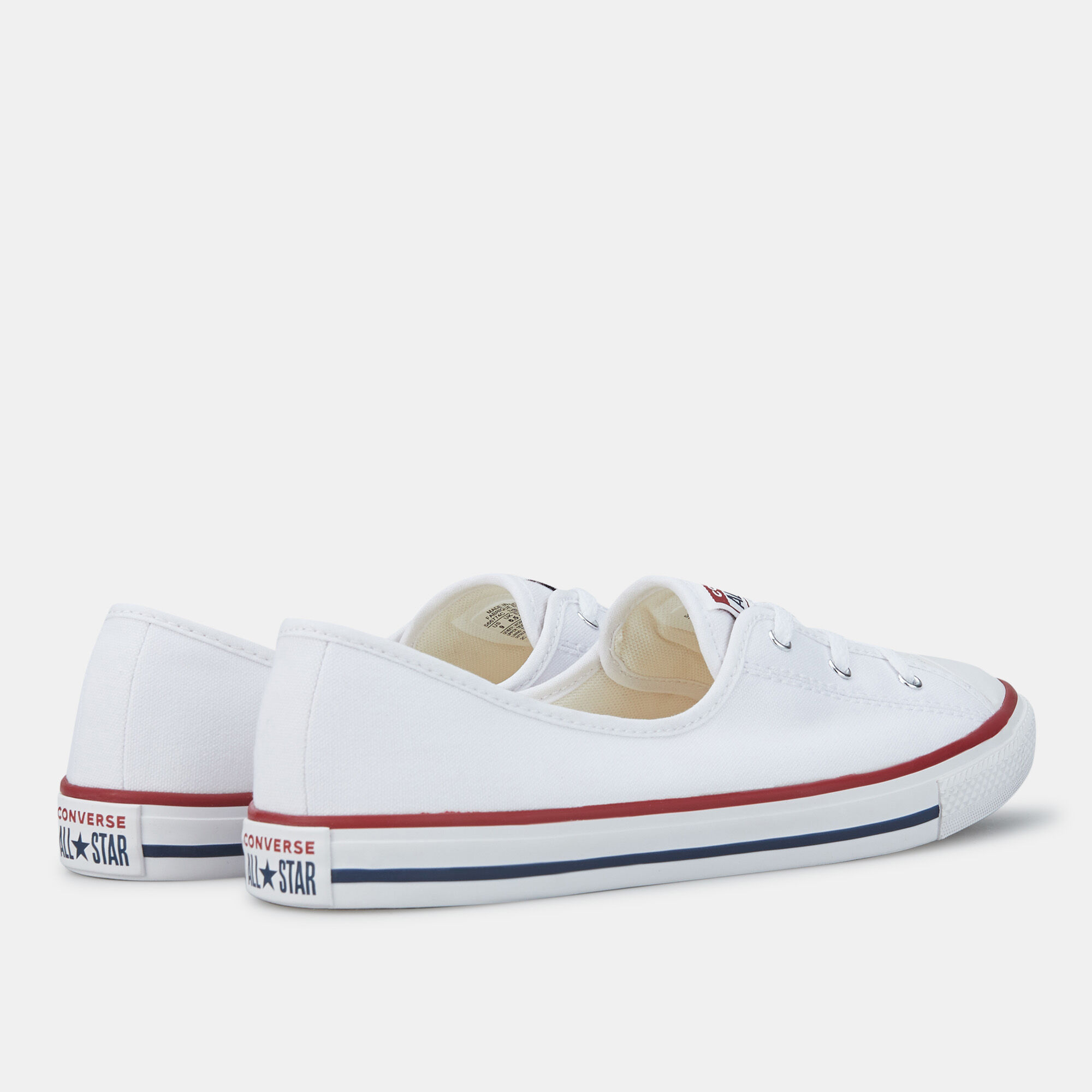Converse all star ballet lace ox white store