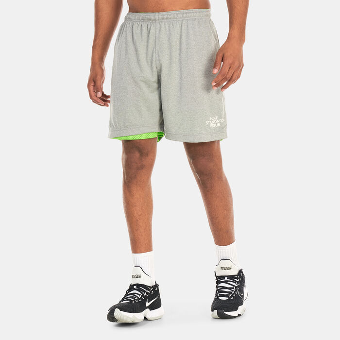 Nike Men's Dri-FIT Standard Issue Reversible Basketball Shorts Green Nike Men's Dri-FIT Standard Issue Reversible Basketball Shorts Green image number 3