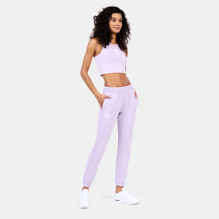 New Era Women's MLB New York Yankees Joggers Purple New Era Women's MLB New York Yankees Joggers Purple image number 2