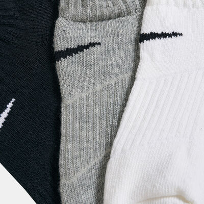 Nike Kids' Performance Cushioned No-Show Socks (3 Pack) White