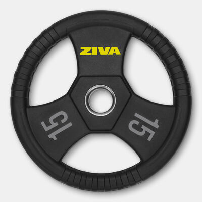 ZIVA Performance Rubber Grip Disc - 15kg Multi ZIVA Performance Rubber Grip Disc - 15kg Multi