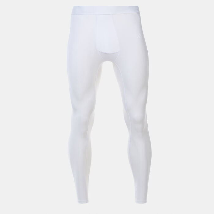 adidas Men's Techfit AEROREADY Tights White adidas Men's Techfit AEROREADY Tights White image number 0
