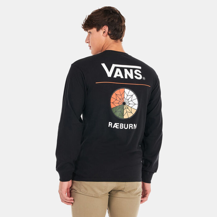 Vans Men's RÆBURN Long Sleeve T-Shirt Black image number 1