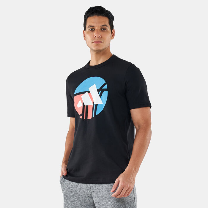 adidas Men's Energetic 3Bar Graphic T-Shirt Black adidas Men's Energetic 3Bar Graphic T-Shirt Black image number 0