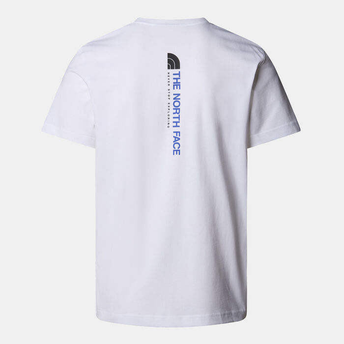 The North Face Men's Vertical T-Shirt White The North Face Men's Vertical T-Shirt White image number 1