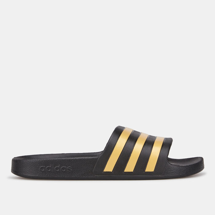 adidas Adilette Aqua Slides Black image number 1