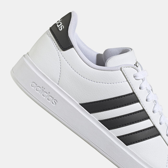 adidas Women's Grand Court Cloudfoam Lifestyle Court Comfort Shoe White adidas Women's Grand Court Cloudfoam Lifestyle Court Comfort Shoe White image number 5
