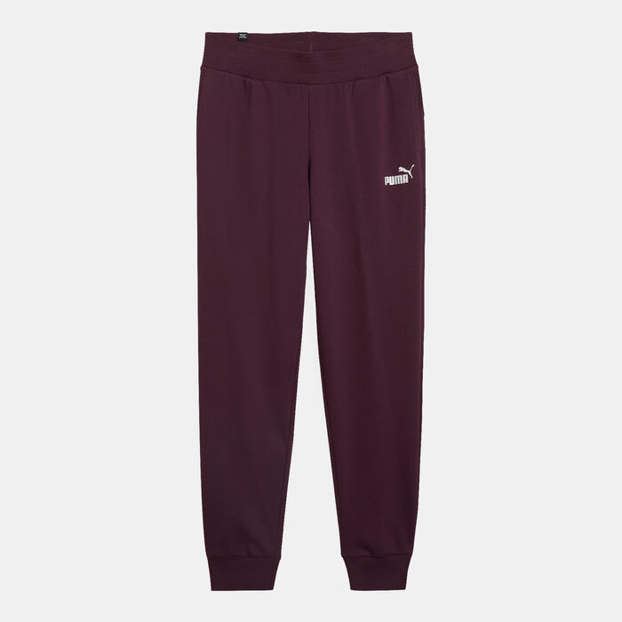 PUMA Women's Essentials+ Metallic Logo Sweatpants Red PUMA Women's Essentials+ Metallic Logo Sweatpants Red image number 0