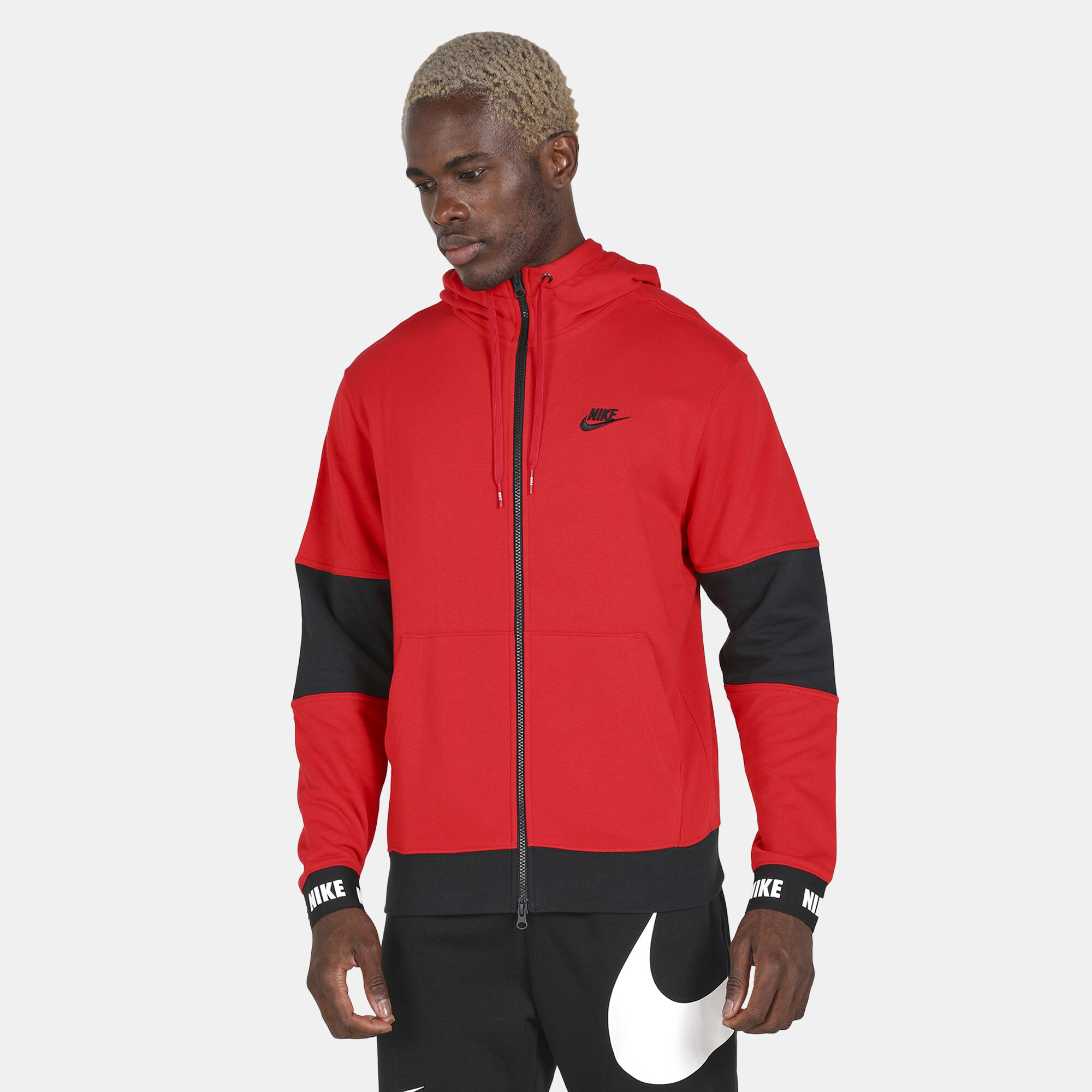 Nike mens hoodie red top