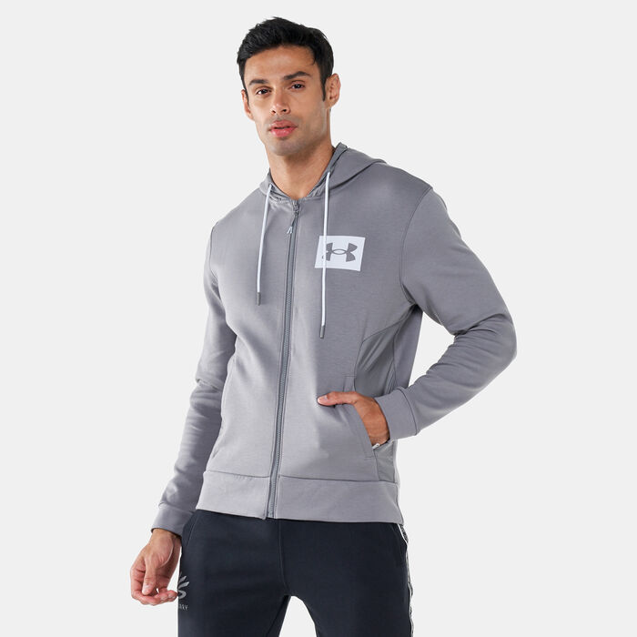 Under Armour Men's UA Summit Knit Full-Zip Hoodie Grey Under Armour Men's UA Summit Knit Full-Zip Hoodie Grey image number 0