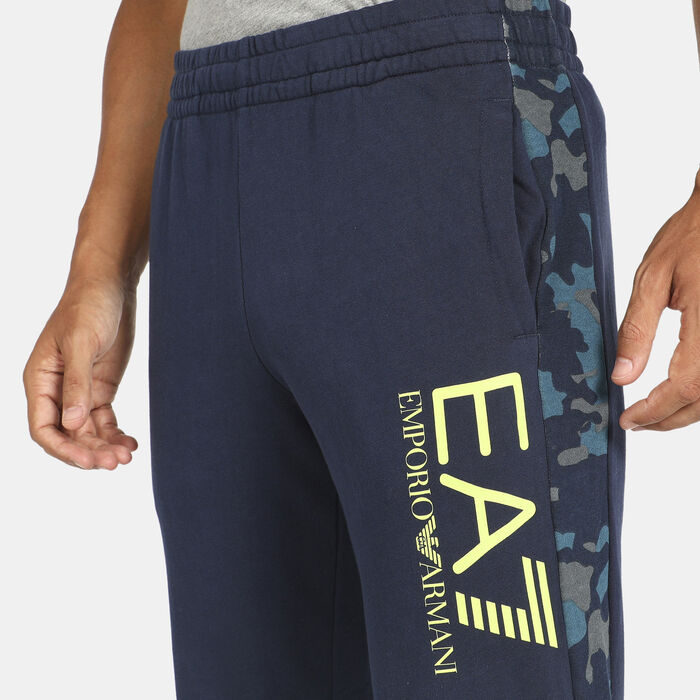 EA7 Emporio Armani Men's Logo Sweatpants Blue EA7 Emporio Armani Men's Logo Sweatpants Blue image number 3