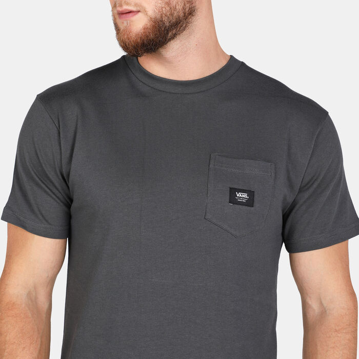 Vans Men's Woven Patch Pocket T-Shirt Black image number 3