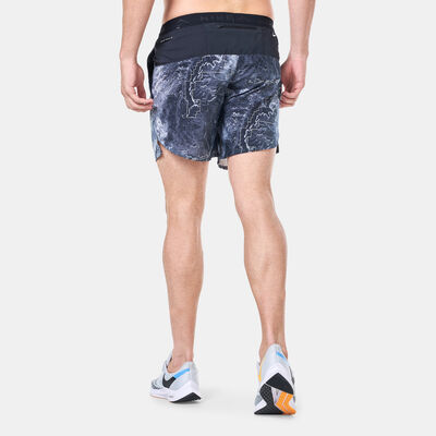 Nike Men's Dri-FIT Brief-Lined Running Shorts Grey