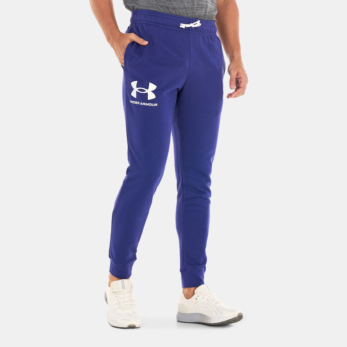 Under Armour Men's Rival Terry Sweatpants Blue Under Armour Men's Rival Terry Sweatpants Blue image number 0
