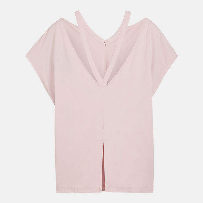 PUMA Women's STUDIO Fashion T-Shirt Purple PUMA Women's STUDIO Fashion T-Shirt Purple image number 1