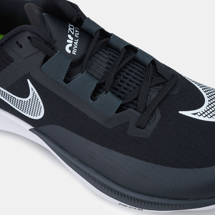 Nike Men's Air Zoom Rival Fly 3 Road Racing Shoe Black Nike Men's Air Zoom Rival Fly 3 Road Racing Shoe Black image number 4