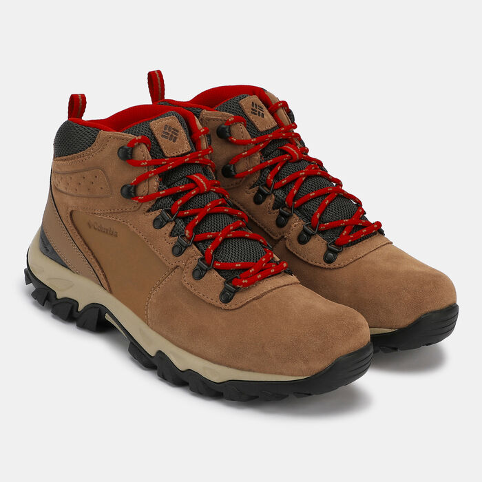 Columbia Men's Newton Ridge™ Plus II Suede Waterproof Hiking Boot Brown Columbia Men's Newton Ridge™ Plus II Suede Waterproof Hiking Boot Brown image number 1